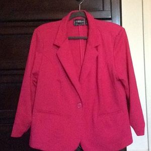 Fuchsia blazer